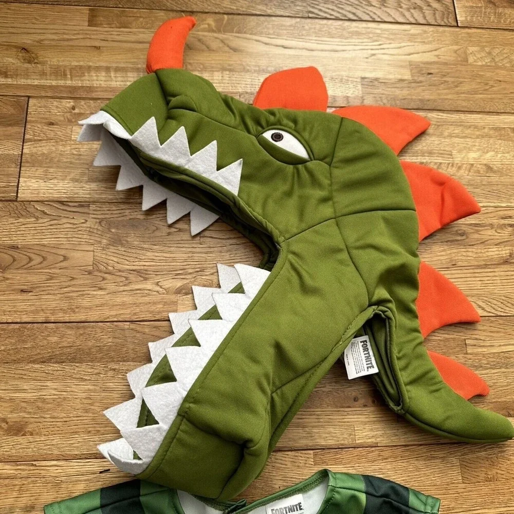 Fortnite Rex Dinosaur Costume Size M 8-10‎